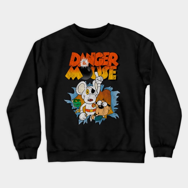 Vintage Danger Mouse Crewneck Sweatshirt by OniSide